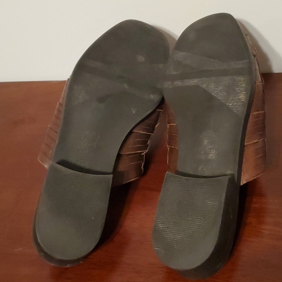Romano leather slip on mules, size 9 - Picture 5 of 6